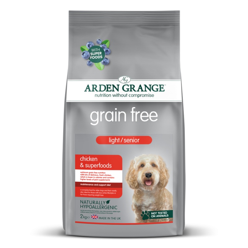 Arden Grange Senior Dog Light Grain free Chicken 2kg