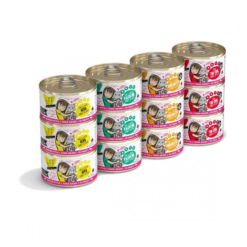 B.F.F. Multipack Grain-Free Canned Cat Food 3 oz, case of 12
