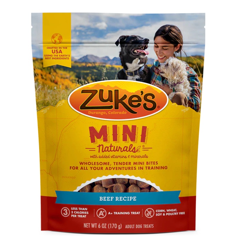 Zukes Mini Naturals Beef Recipe Dog Treats