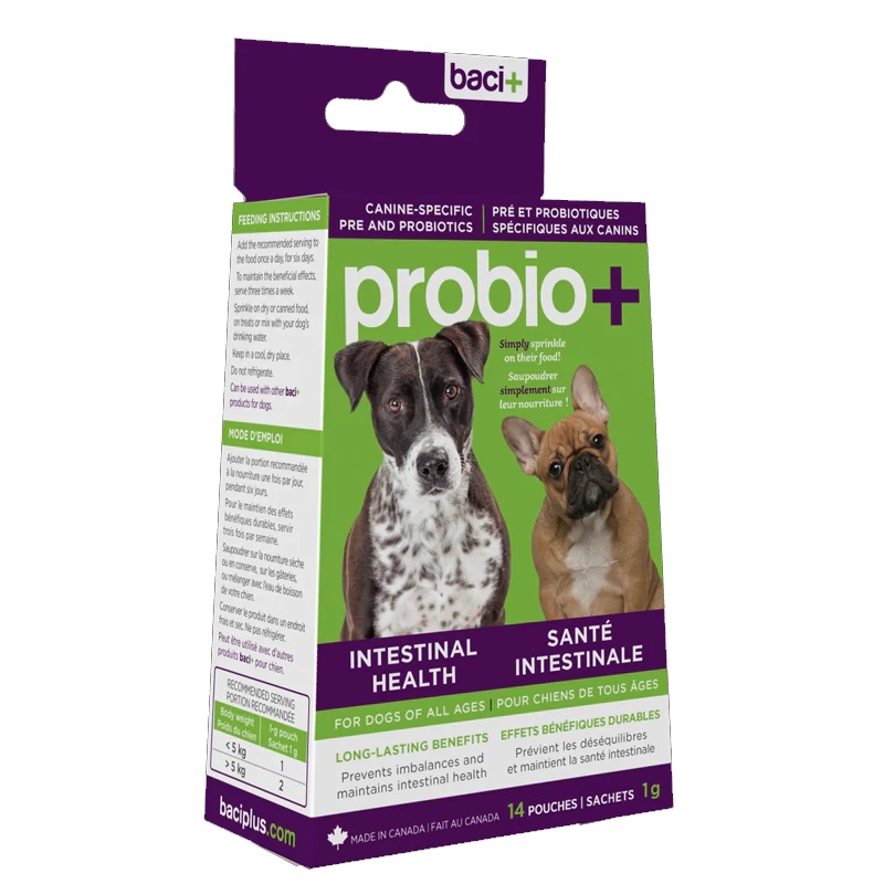 Baci+ Probio+ Intestinal Health Prebiotics & Probiotics 14 Pouch 1g For Dog 14g