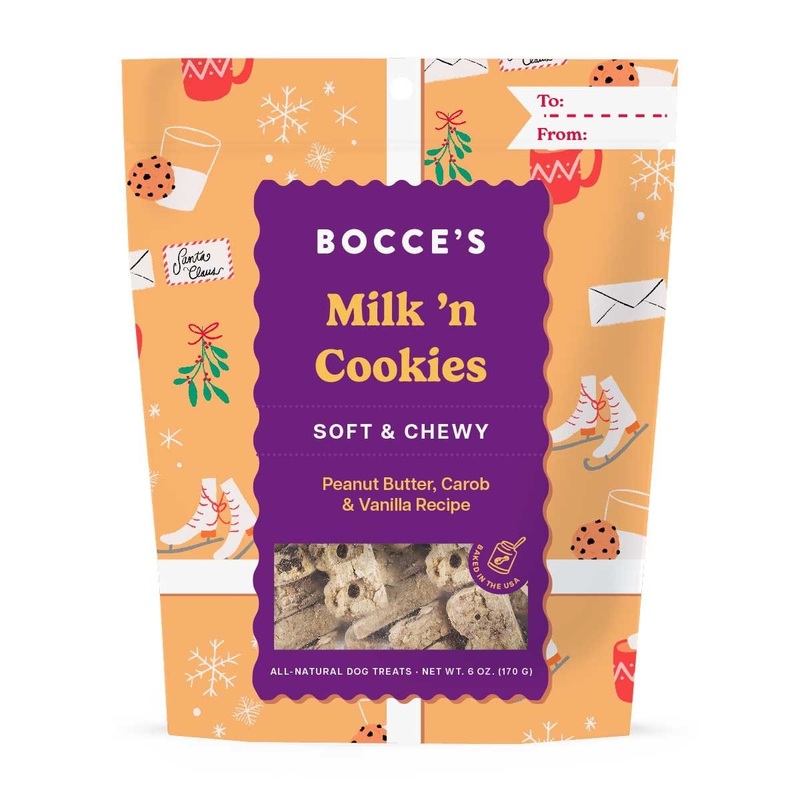 Bocce’s Bakery Milk N Cookies Soft & Chewy Dog Treats