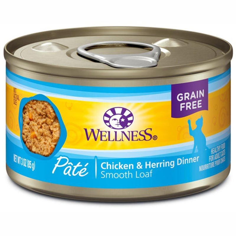 Complete Health Natural Grain-Free Chicken and Herring Pate Wet Canned Cat Food 3 oz case of 24