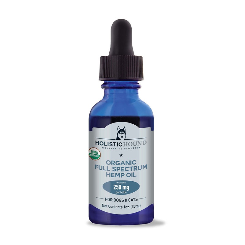 Holistic Hound PCR Hemp Oil 250mg for Cat & Dog 1 Oz
