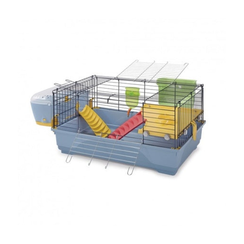 IMAC EASY PLUS 80-Cage for Rabbits and Guinea pigs[Dimension – 80×48.5x42cm]