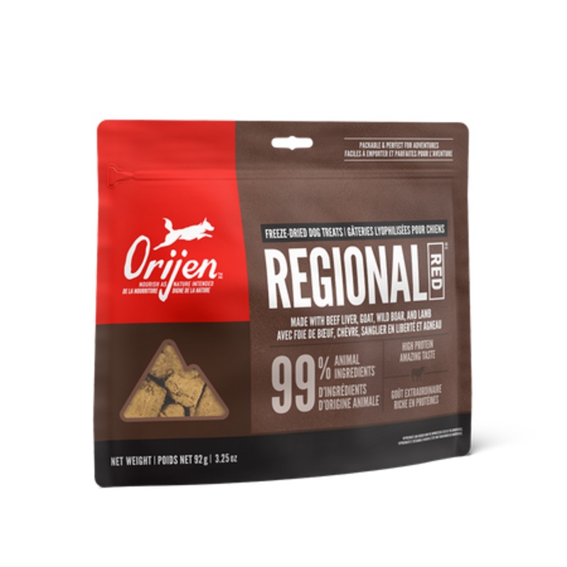 Orijen Regional Red Freeze Dried Dog Treats 42.5g