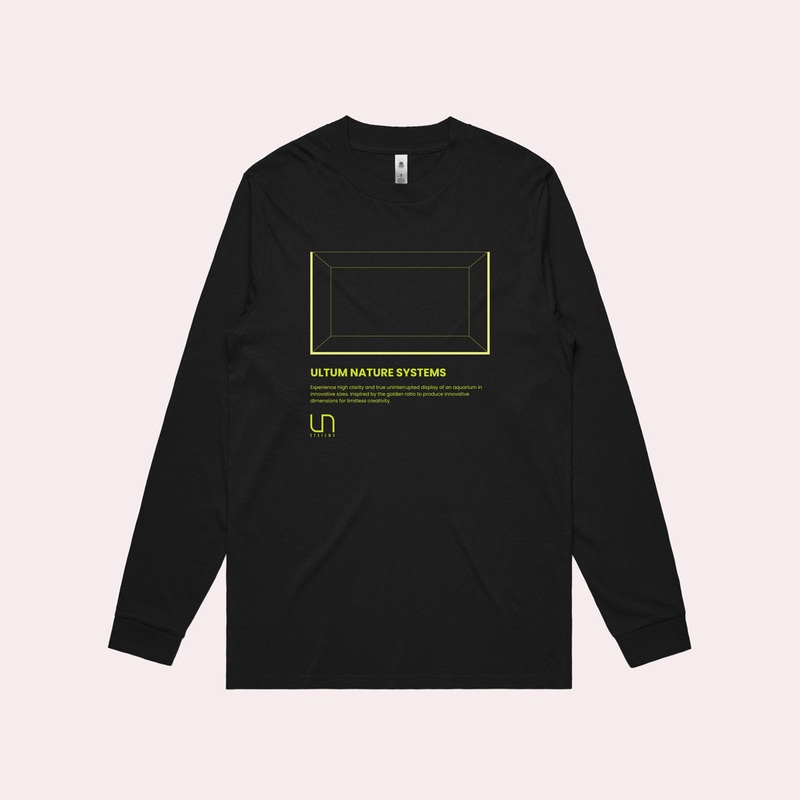 UNS 45 Degree Long Sleeve Tee – Black SM