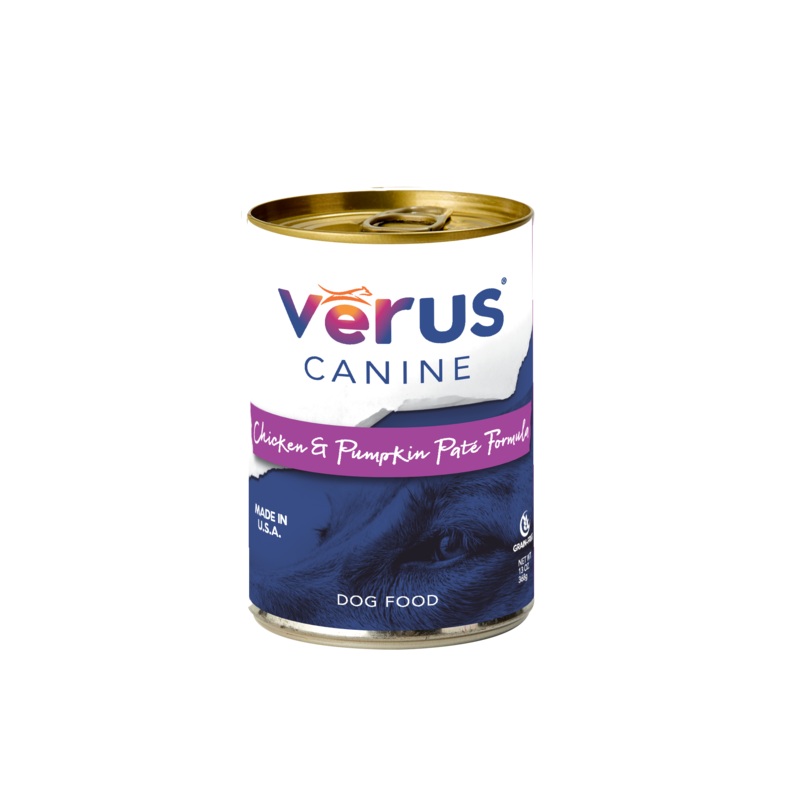 Verus Canine Grain Free Chicken & Pumpkin Pate Formula Cans 13oz – 12 cans