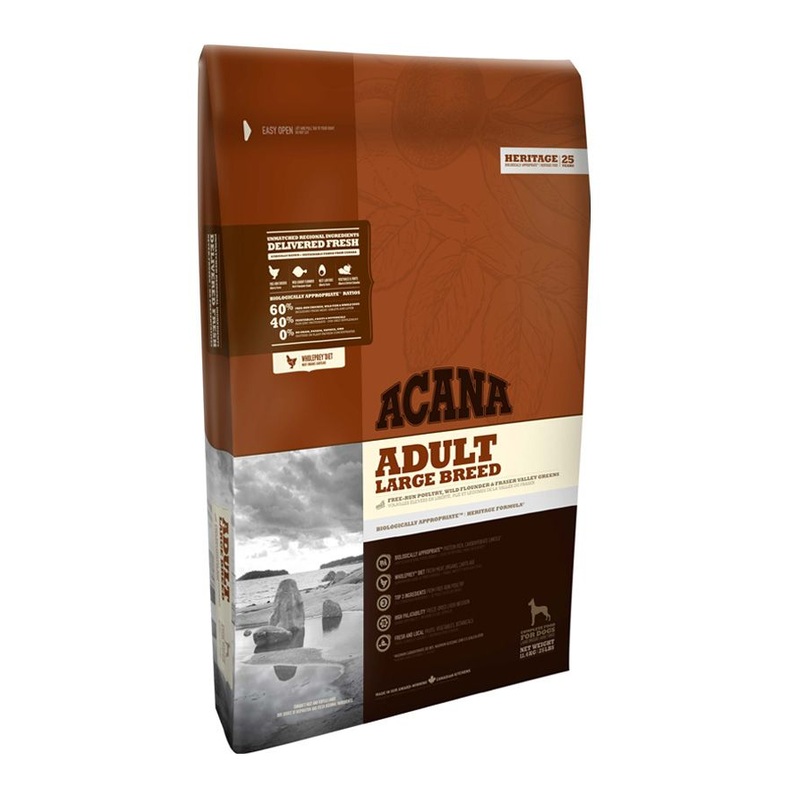 Acana Adult Large Breed Recipe Dry Dog Food – 11.4KG