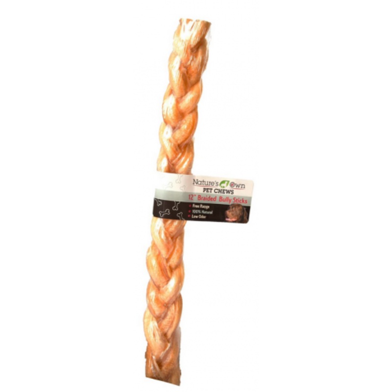 Nature’s Own USA Low Odor Braided Bully Sticks