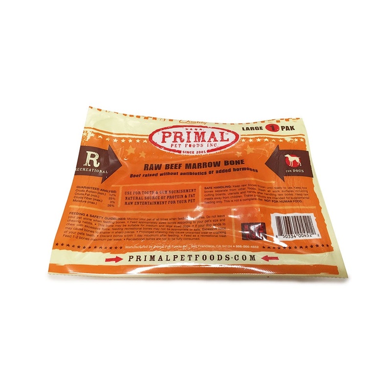 Primal Raw Frozen Beef Marrow Bone – Large