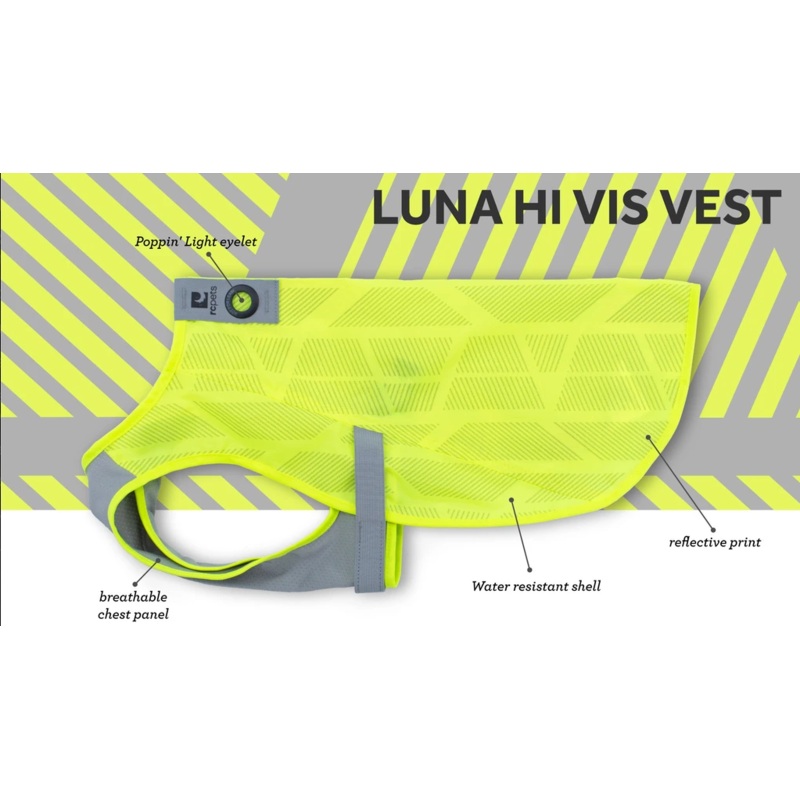 Luna Hi Vis Vest (XSmall 11″) | RC Pets