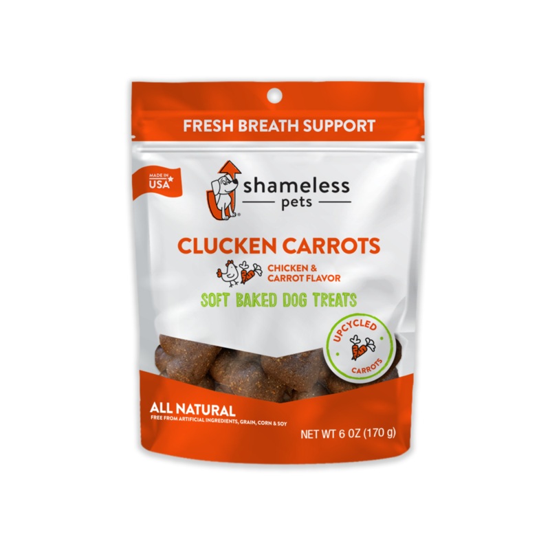 Shameless Pets Clucken’ Carrots Soft Baked Dog Treats