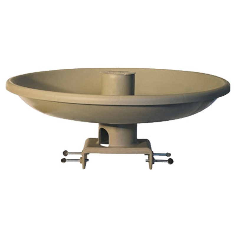 All Seasons Heated Bird Bath, Deck Mount