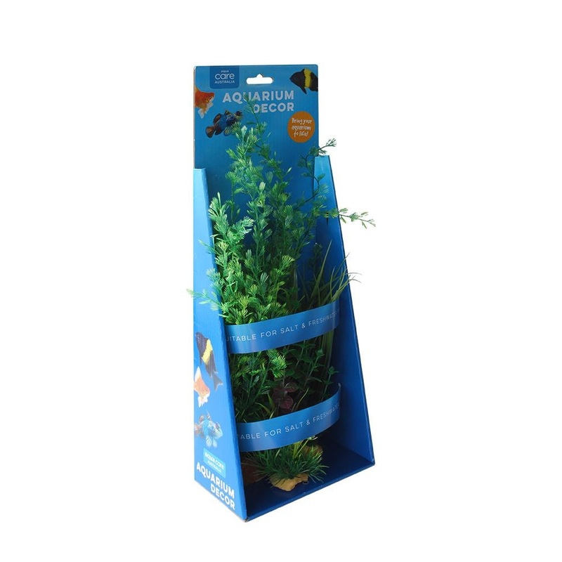 AQUA CARE PLANT AQUARIUM DECOR MULTI PACK LARGE #024