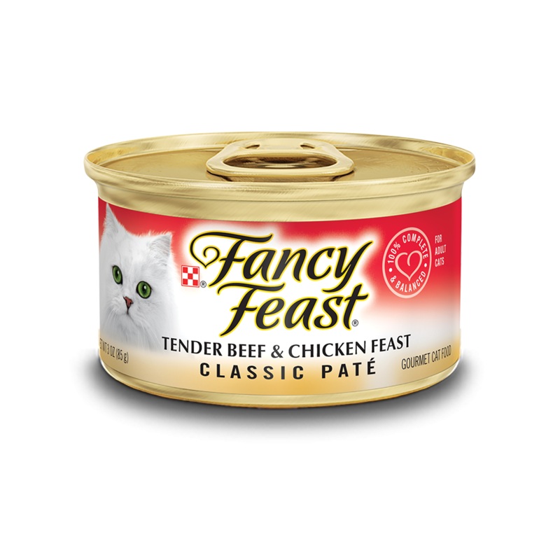 Fancy Feast Classic Tender Beef and Chicken Feast Canned Cat Food