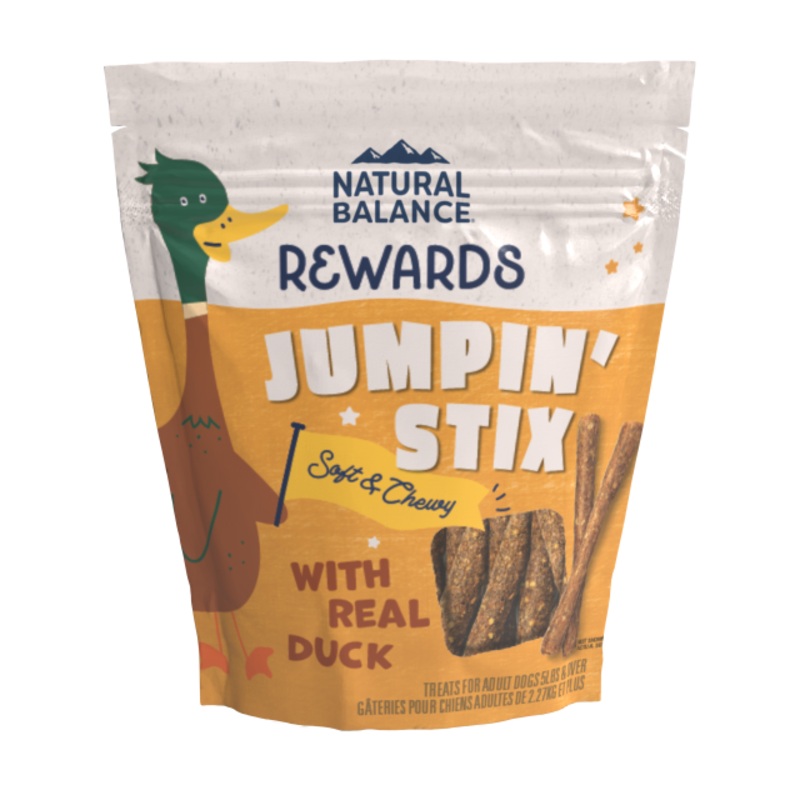 Natural Balance Jumpin’ Stix With Real Duck Dog Treats 4 oz