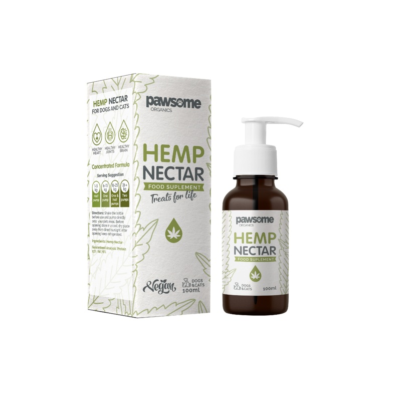 PAWSOME ORGANIC HEMP NECTAR 100ML