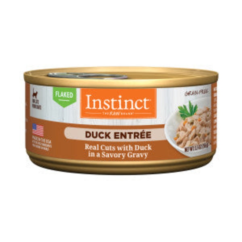 INSTINCT CAT FOOD FLAKED DUCK ENTRE 5.5oz Single 5.5oz
