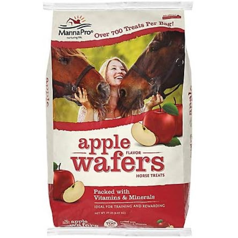 Manna Pro Apple Wafers Horse Treats 20 lb