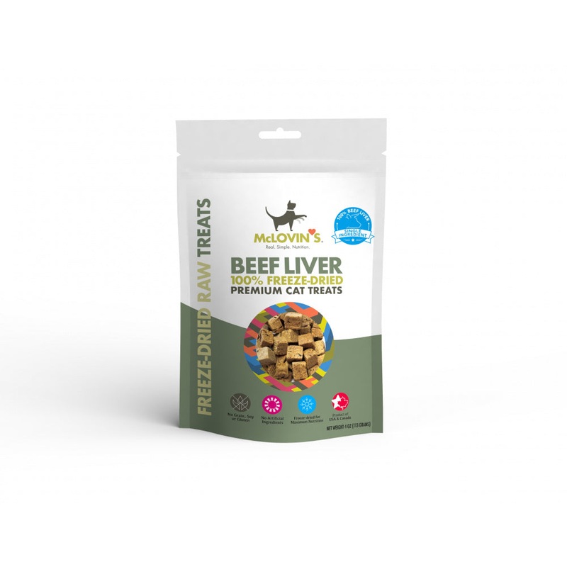 McLovin’s 100% Freeze-Dried Beef Liver Premium Cat Treats
