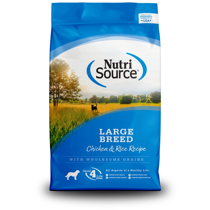 NutriSource Large Breed Chicken & Rice Recipe Dog Food 26 lb