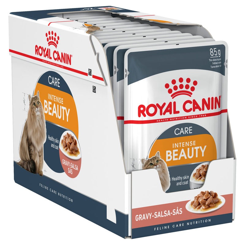 Royal Canin – Hair & Skin Care Gravy Adult Cat Wet Food (85g x 12pk) 85g