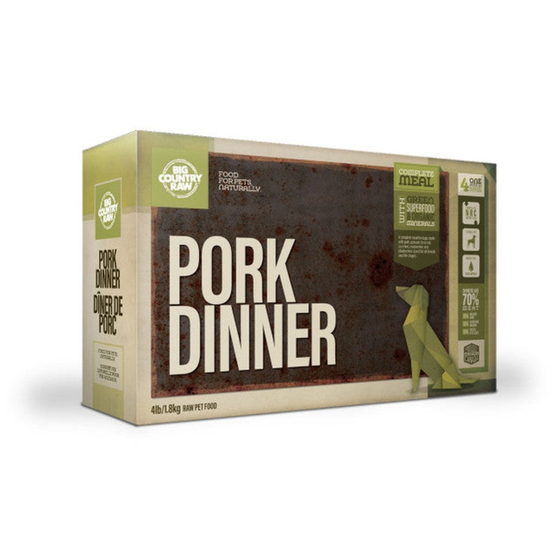 SPECIAL ORDER Big Country Raw Pork Dinner CARTON – 4 lb