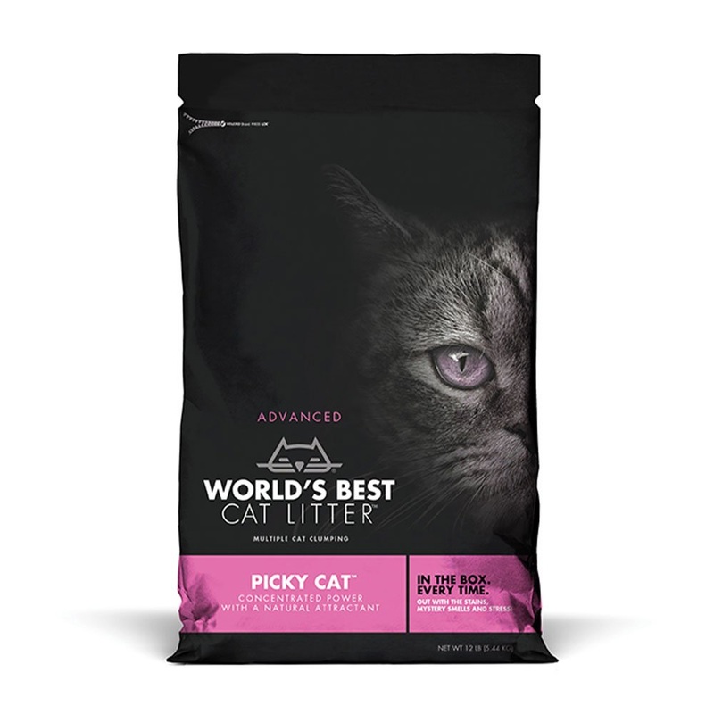 World’s Best Cat Litter Zero Mess Picky Cat Clumping Litter 12 lb