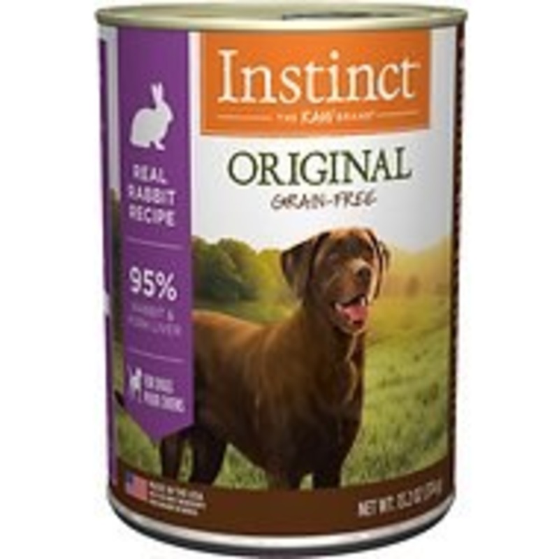 Instinct – Original Real Rabbit Recipe – Canned Dog Food – 13.2 oz., Case of 12