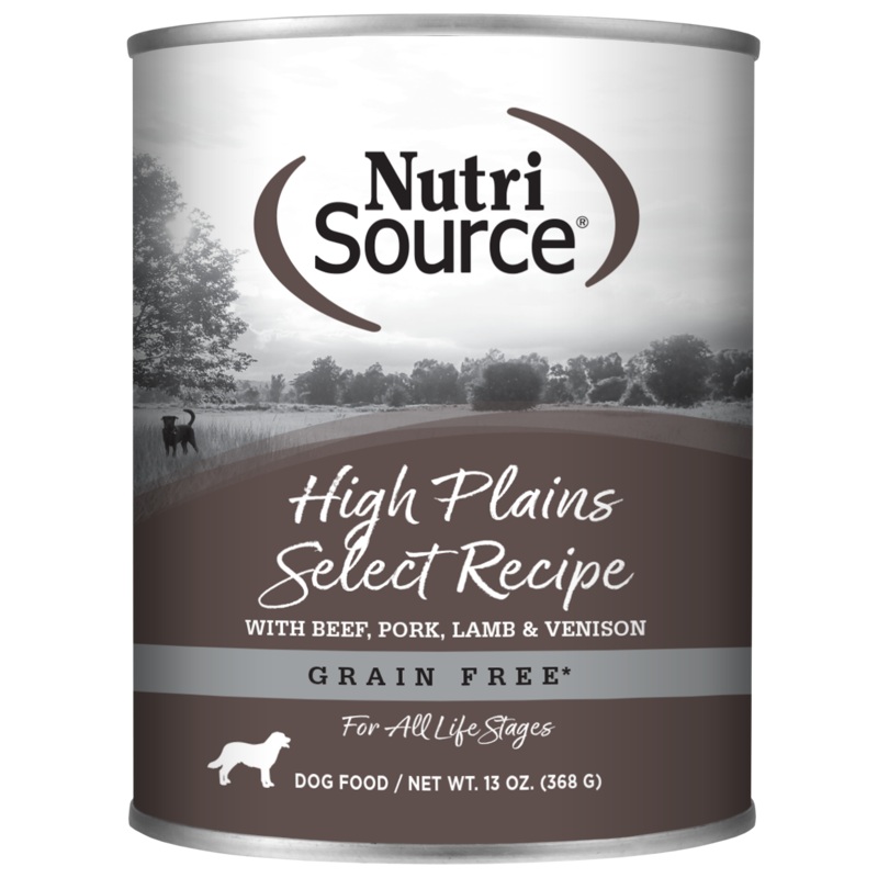 NutriSource High Plains Wet Dog Food 13oz