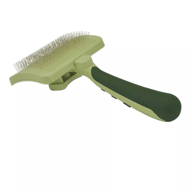 Safari Dog Self-Cleaning Slicker Brush Small