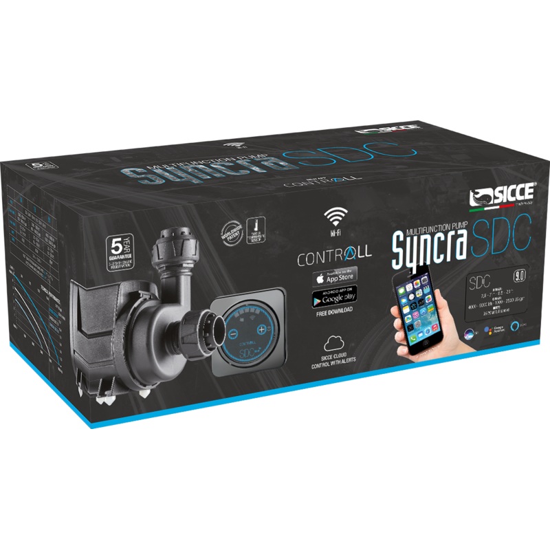 Syncra SDC Pump 3.0 400-800 gph Controllable 5yr warranty Apex Ready+ 11.5ft max head – MAP Price $299.99
