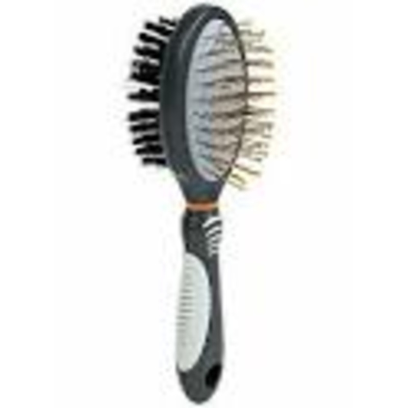 Brush, double-sided, plastic 6  23 cm