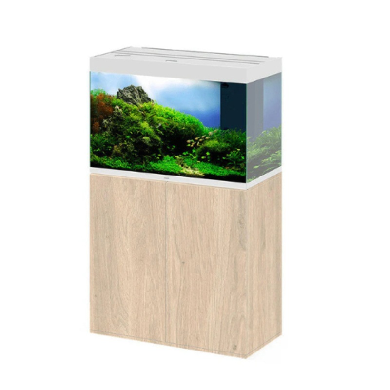 Ciano Emotions Pro 80 White Aquarium And Oak Cabinet