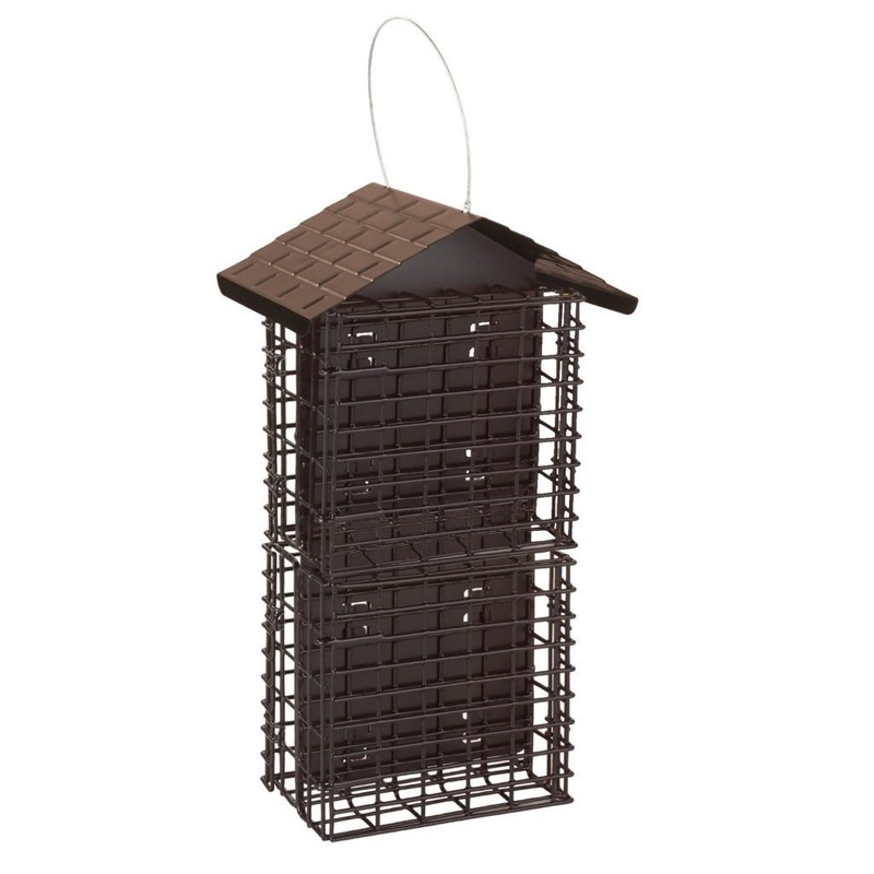 More Birds Four Cake Suet Buffet Bird Feeder with Weather Guard