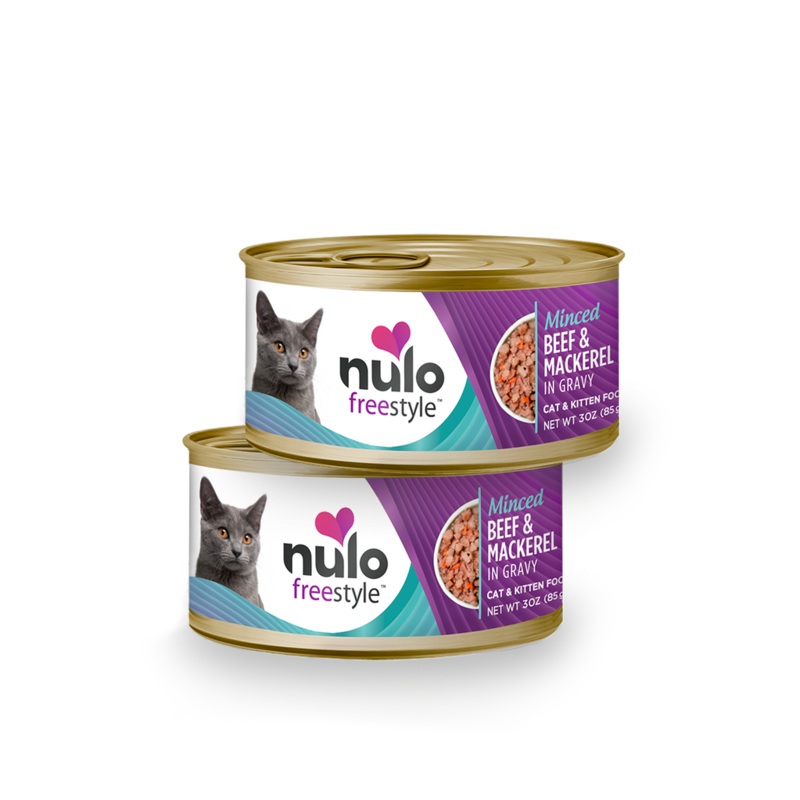 Nulo FreeStyle Minced Beef & Mackerel Recipe in Gravy Cat & Kitten Food