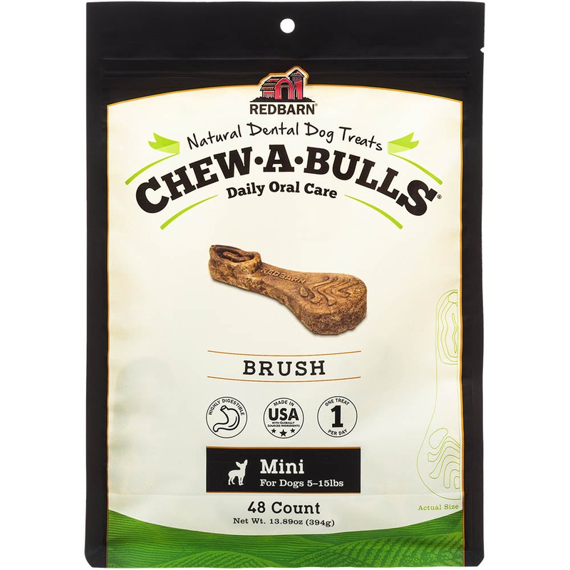 REDBARN Chew-A-Bulls Brush Mini 48pk