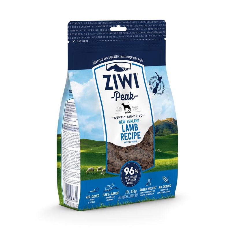 Ziwi Peak Air-Dried Dog Food – Lamb – 1lb Bag