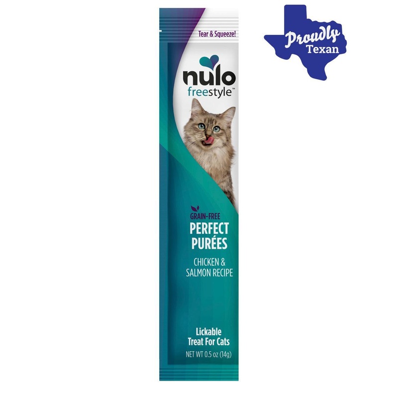 Nulo Freestyle Perfect Purees Chicken and Salmon Cat Treats 0.5 oz