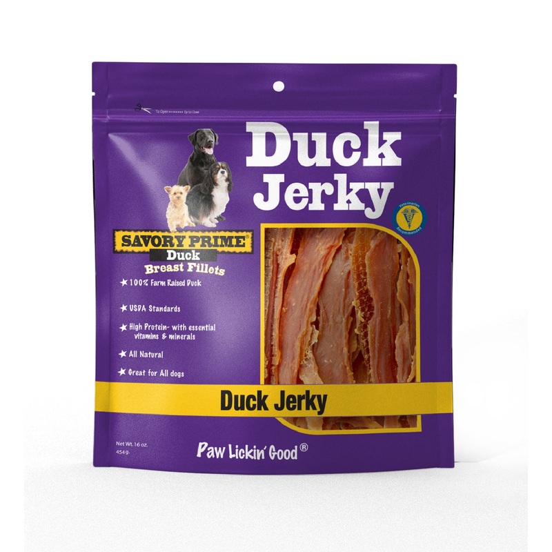 Savory Prime Natural Duck Jerky Treat 16oz 16oz
