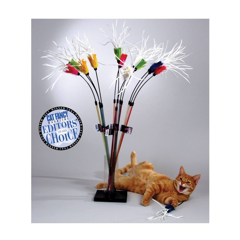 Vee Enterprises Purrfect Feather Bouncer Cat Toys