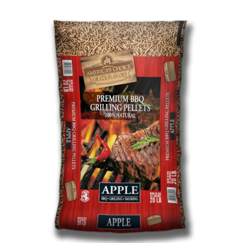 America’s Choice Grate Flavors Apple Grilling Pellets 20 lbs.