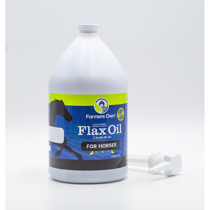 Farmers Own Flax Oil for Horses