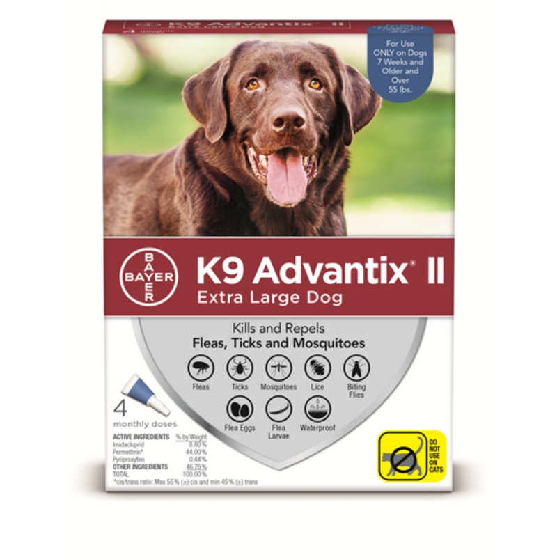 K9 Advantix II Blue X-Large 4 pk
