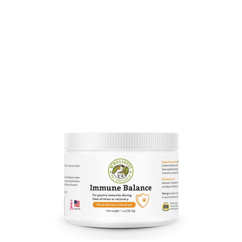 Wholistic Pet Organics Immune Balance – Colostrum