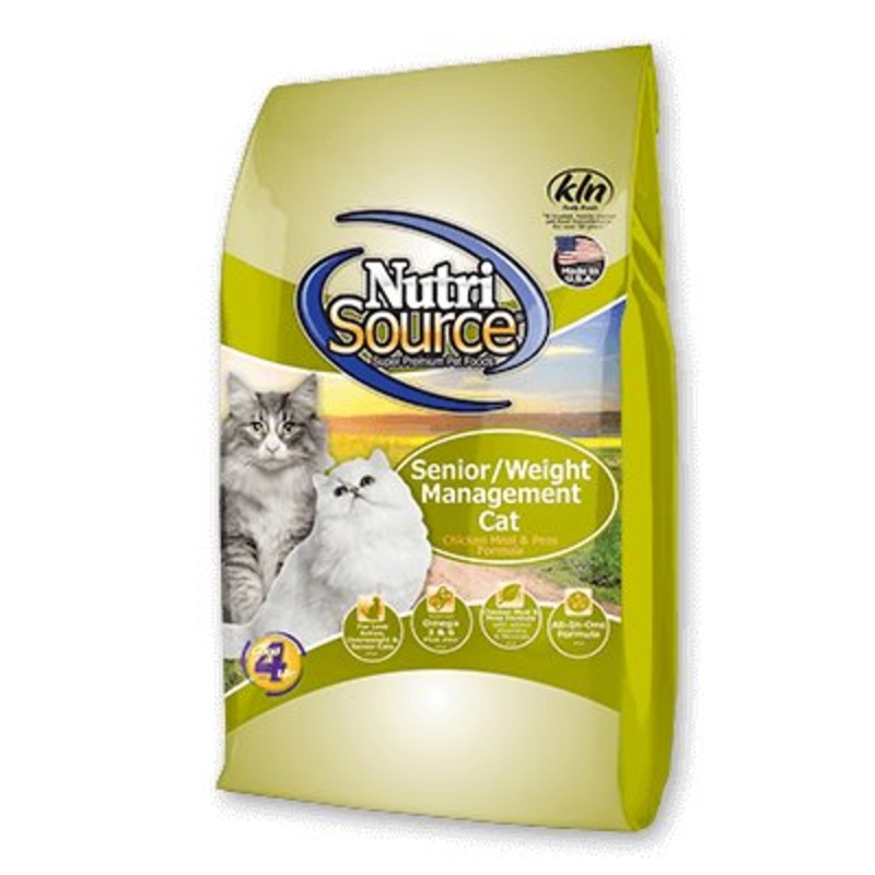 Nutri Source Senior Weight Management Cat Food 6.6 lb. 6.6 lb.