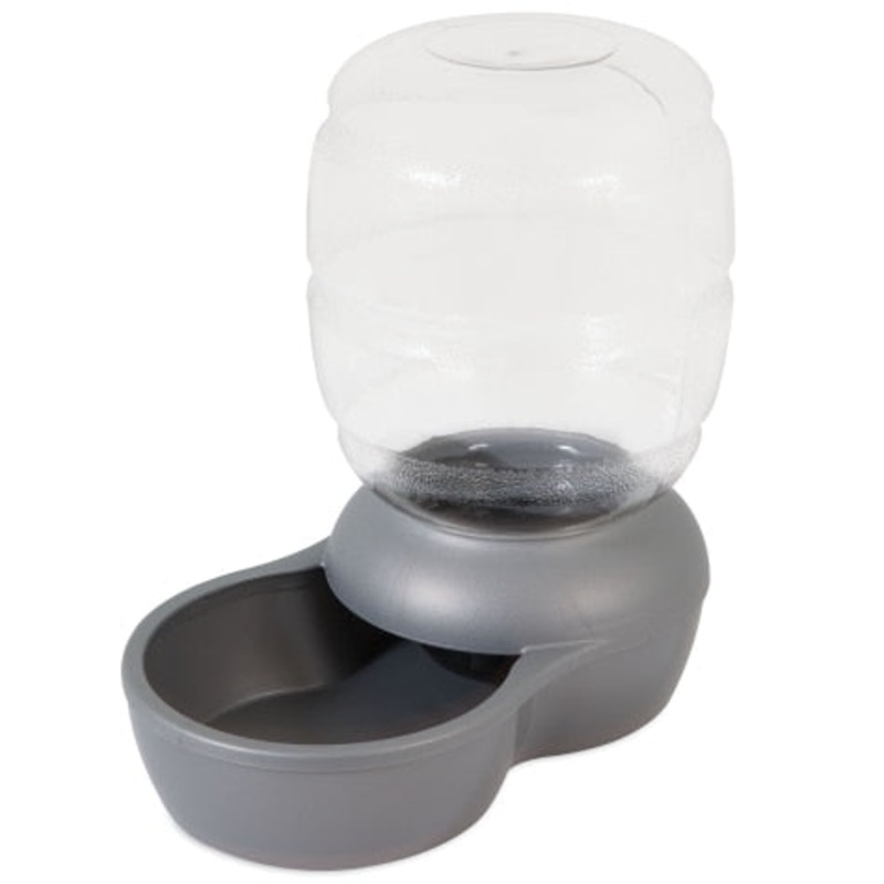 Petmate Replendish Waterer With Microban Small- Gray
