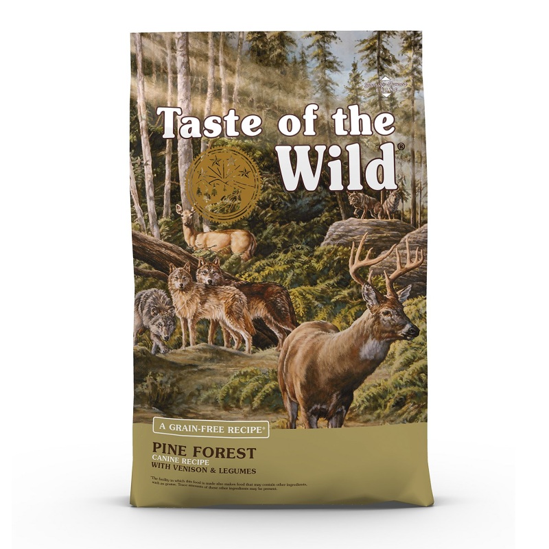 Taste of the Wild Pine Forest Canine Recipe with Venison & Legumes 14LB