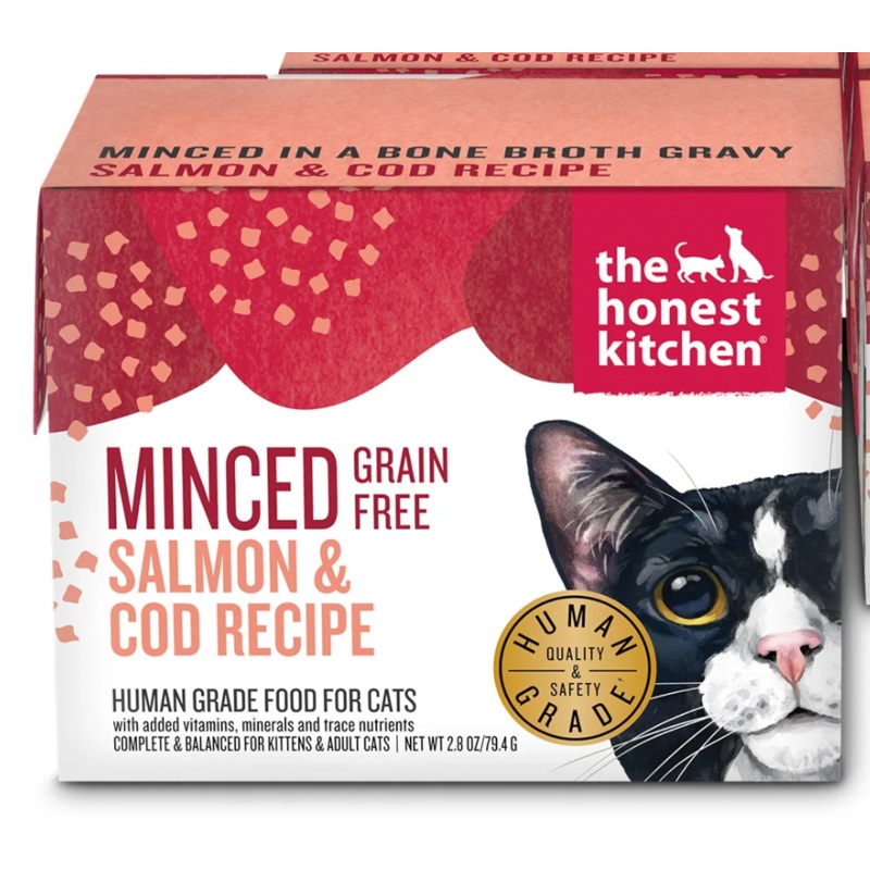 The Honest Kitchen Minced Salmon & Cod in Fish Broth Gravy