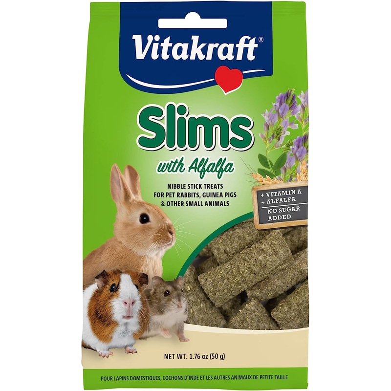 Vitakraft Slims with Alfalfa Nibble Stick Treats 50g